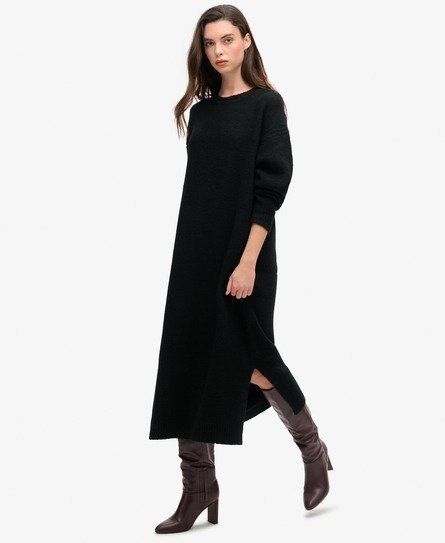 Robe-pull mi-longue ample