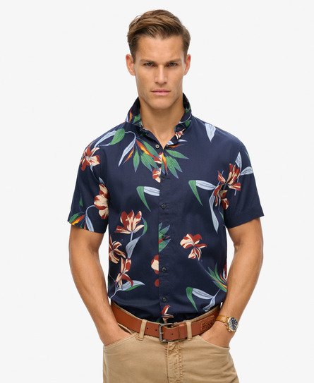 dark navy hawaiian