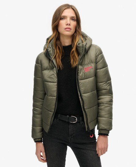 Sports Puffer Bomber Jacket