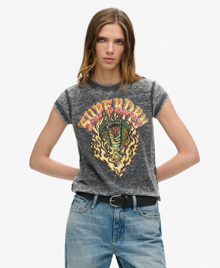 Biker Rock Graphic T-Shirt 