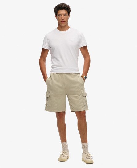 Contrast Stitch Cargo Shorts