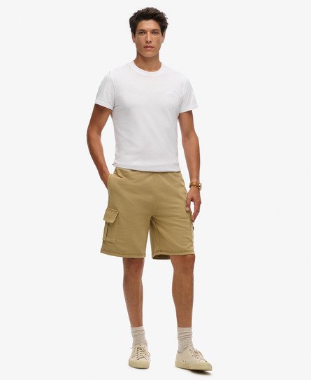 Contrast Stitch Cargo Shorts