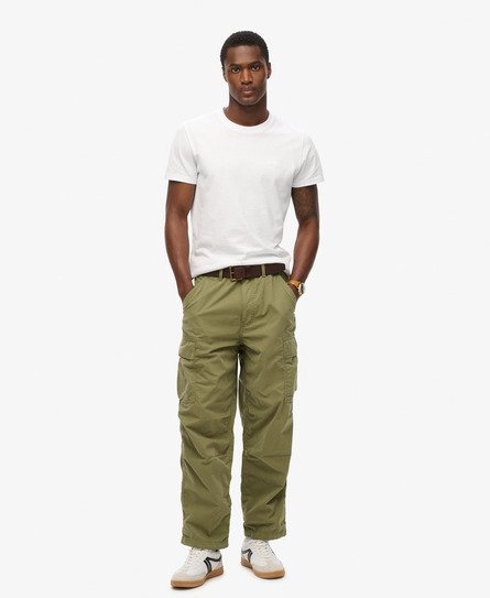 Pantaloni cargo in cotone biologico Vintage Parachute