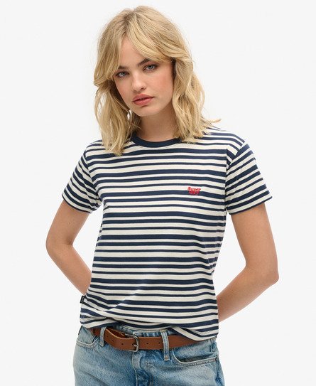 Essential Logo Striped Fitted T-Shirt