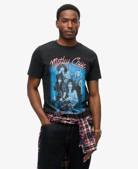 T-shirt Mötley Crüe x Superdry en édition limitée