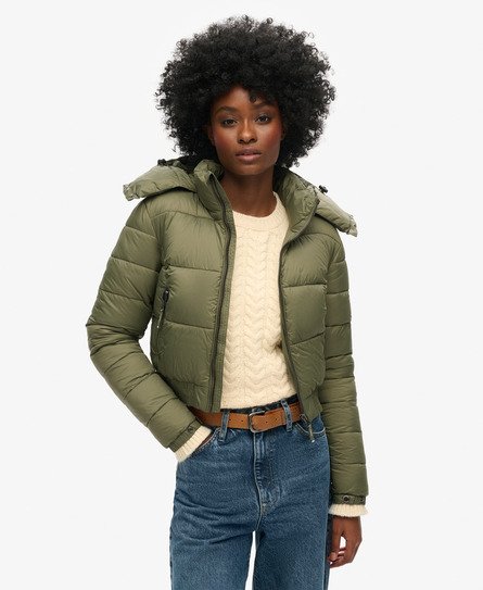 Crop Hooded Fuji Jacket