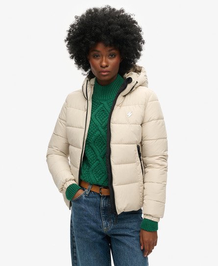 Hooded Spirit Sports Puffer Jacket