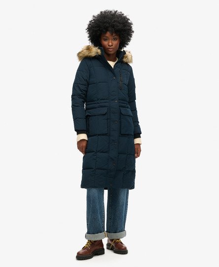 Longline Faux Fur Everest Coat