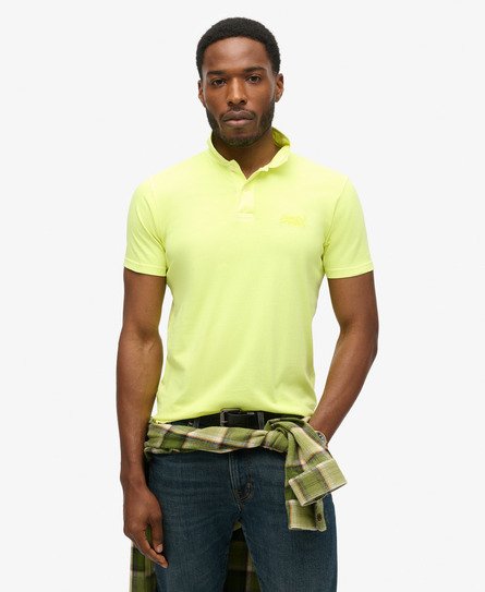 Essential Logo Neon Jersey Polo Shirt