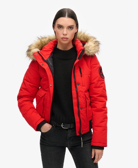 Everest Bomber-Steppjacke mit Kapuze