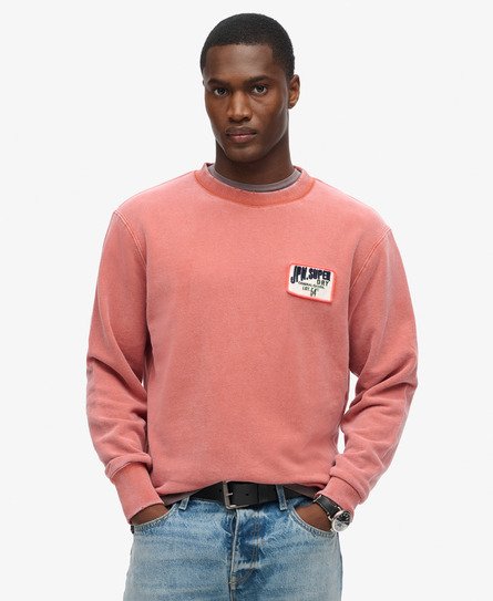 Mechanic Loose Fit Crew Sweatshirt 