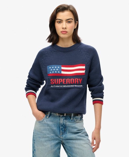 Americana Crew Knit Jumper