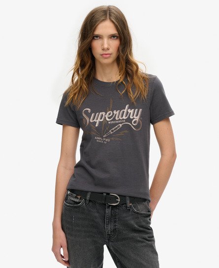 Vintage Merch Store Skinny T-Shirt