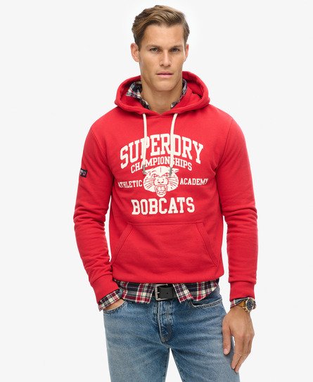 Superdry Track Field Athletic Graphic Hoodie Men s Products