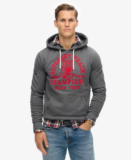 Track &amp; Field Athletic hoodie met print