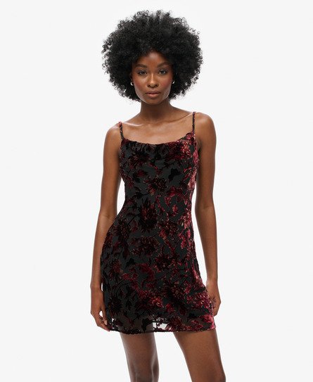 Merlot Red Floral