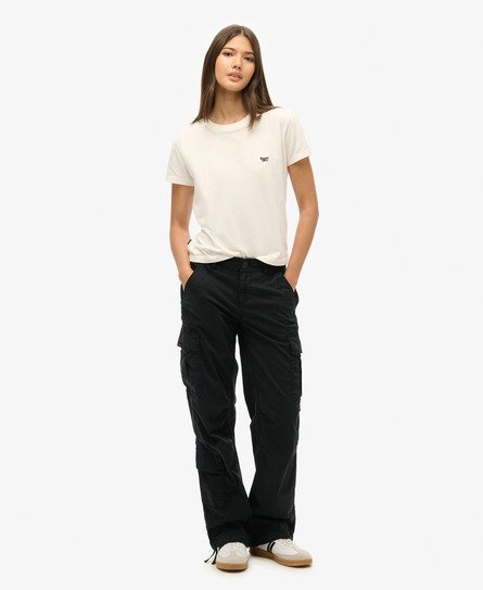 Low Rise Straight Cargo Pants