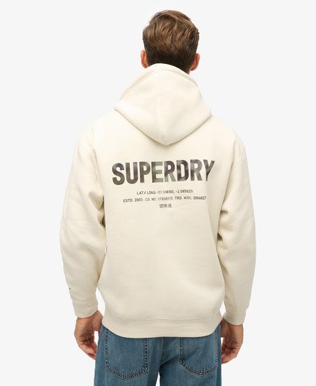 Utility Sport hoodie met logo en losse pasvorm