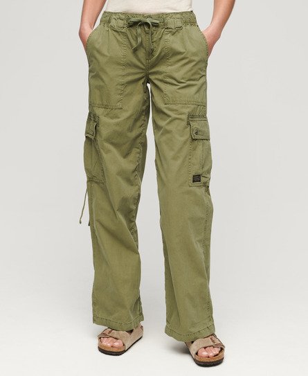 Pantaloni Utility a vita bassa