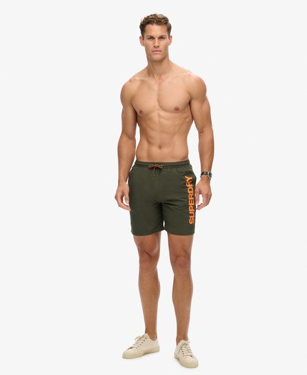 Sport Graphic 17-inch Recycled Swim Shorts