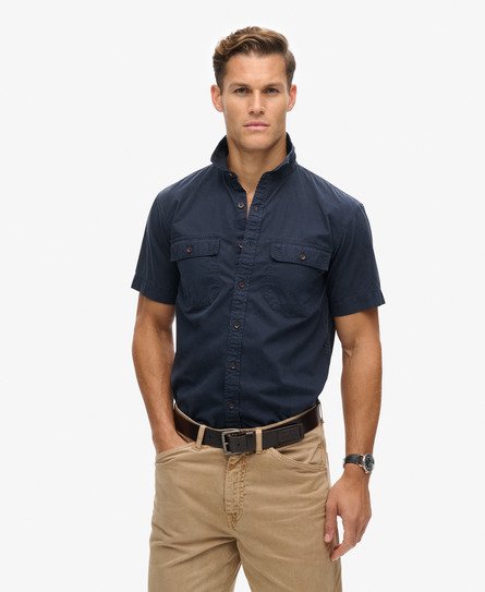 Chemise militaire à manches courtes