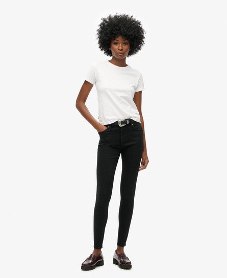 Jean skinny Vintage à taille mi-haute en coton biologique