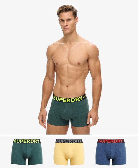 Lot de trois boxers en coton bio