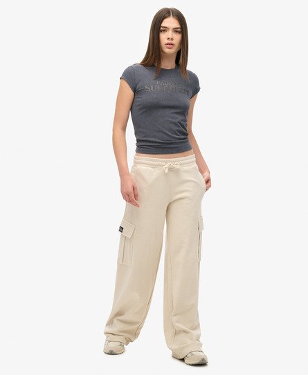 Athletic Essentials Vintage Cargo joggingbroek met wijde pijpen