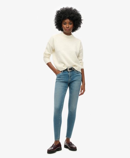 Organic Cotton Vintage Mid Rise Skinny Jeans