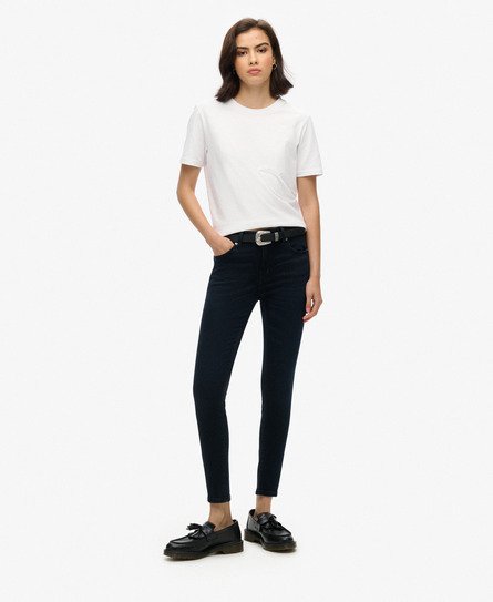 Organic Cotton Vintage Mid Rise Skinny Jeans