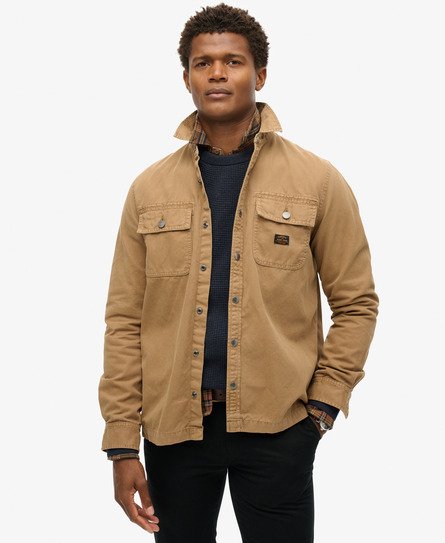 Organic Cotton Canvas Workwear Overshirt