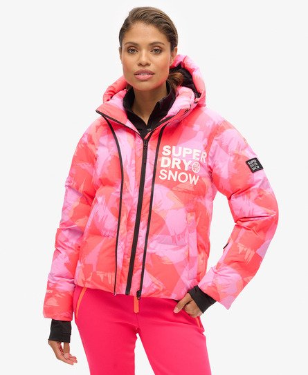 Doudoune ski rouge femme best sale