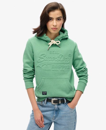 Sudadera con capucha y gráfico en relieve