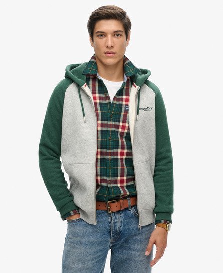 athletic grey marl/campus green marl