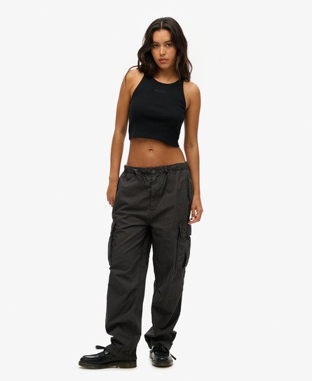 Pantalon baggy parachute oversize