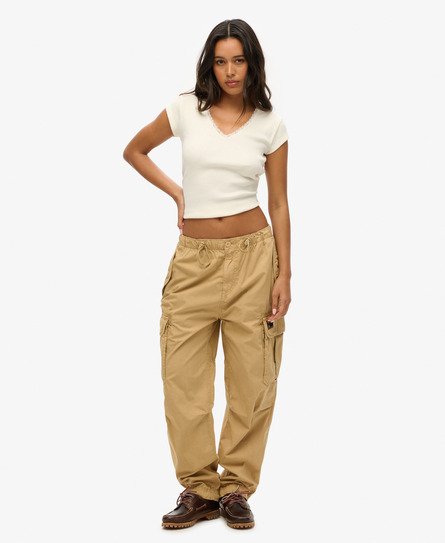 Oversized baggy parachutebroek