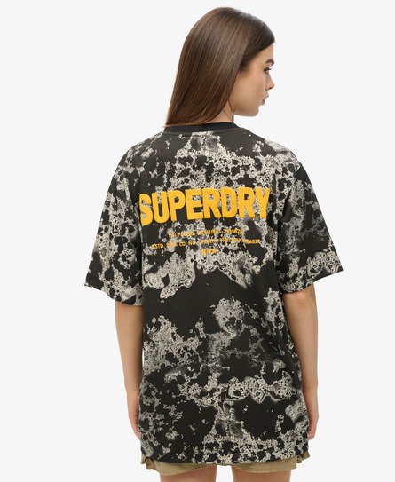 Oversized Utility Camo Graphic T-Shirt