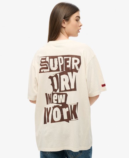 Oversized Lo-fi Punk Graphic T-Shirt