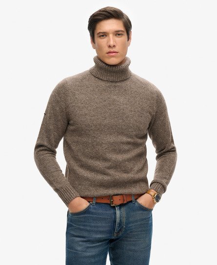 Brushed Roll Neck Jumper