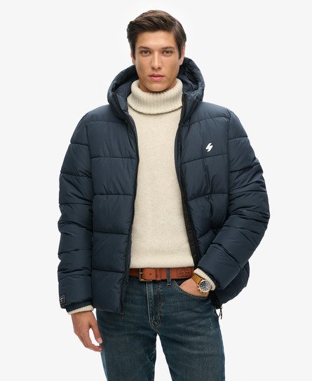 Sports Puffer Hooded Jacket