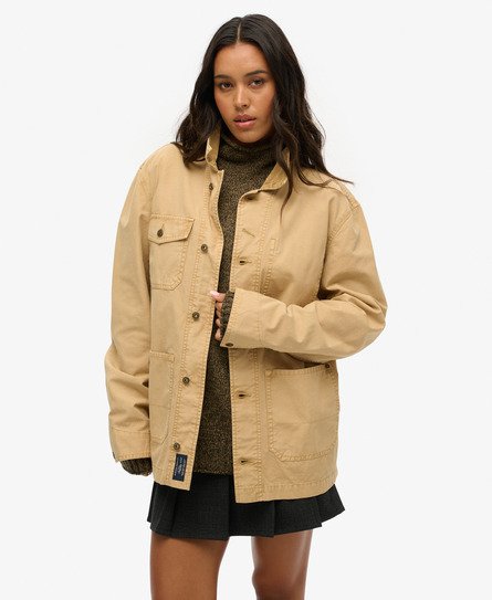 The Merchant Store - Veste de travail oversize en coton