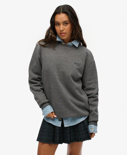 Oversized Essential Logo Crew Sweatshirt