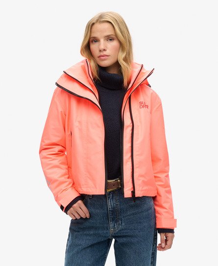 SD Windbreaker jas met capuchon en borduursel