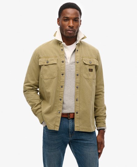 Organic Cotton Canvas Workwear Overshirt