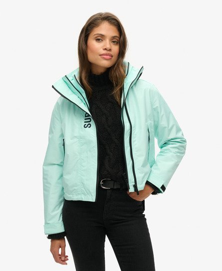 SD Windbreaker jas met capuchon en borduursel