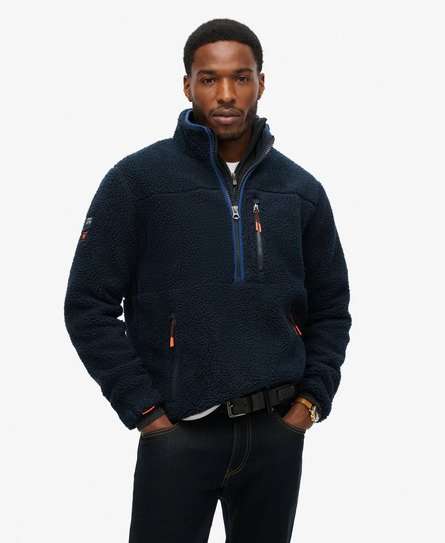 Pull en polaire à demi-fermeture zippée Outdoor