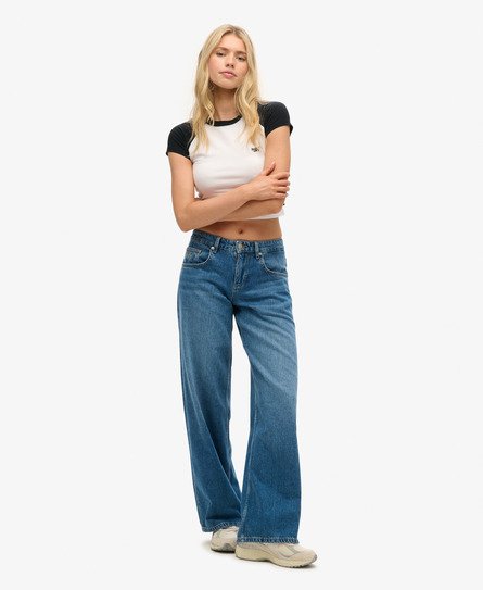 Cult baggy jeans met halfhoge taille