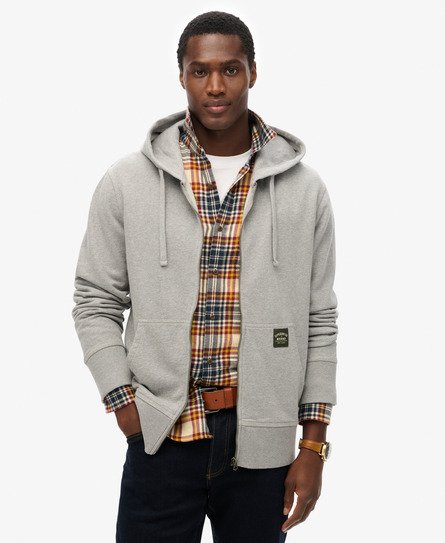 washed college grey marl