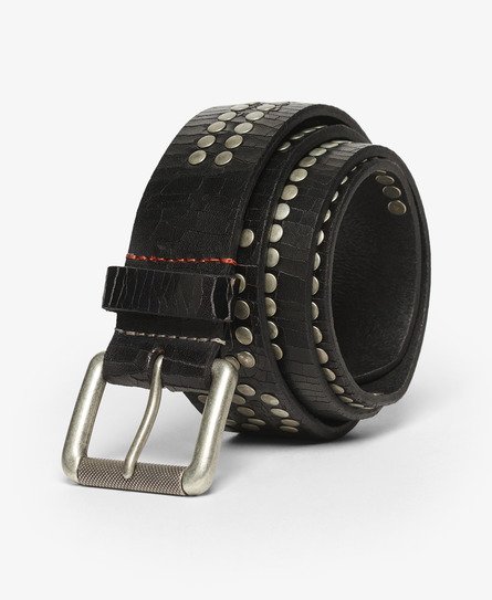 Superdry Men’s Logo Goods Belt Black - Size: L