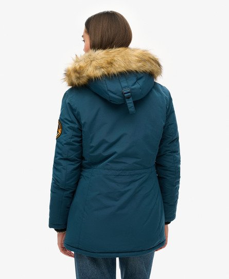 Hooded Everest Faux Fur Parka Coat